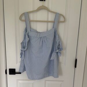 Banana Republic Blue Striped Women's Top